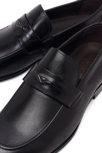 لوفر چرمی مردانه مشکی کلاسیک Derimod Black