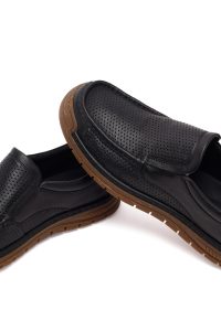 لوفر چرمی مردانه مشکی کژوال Derimod Fly