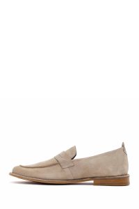 لوفر کلاسیک جیر چرمی مردانه بژ Derimod Black