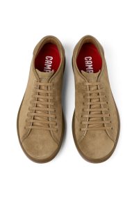 کتونی چرمی بند دار مردانه Camper Pelotas Soller قهوه ای