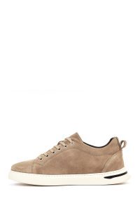 کتونی چرمی جیر کژوال مردانه ویزون زیره ضخیم بندی دری‌مد