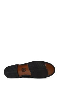 کفش تابستانی چرمی مردانه مشکی سگک‌دار Derimod Black
