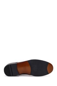 کفش کلاسیک چرمی مردانه قهوه‌ای بندی Derimod Black