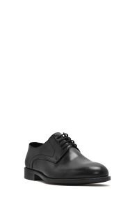 کفش کلاسیک چرمی مردانه مشکی بندی دری مد
