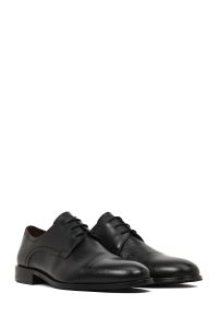 کفش کلاسیک چرمی مردانه مشکی بندی Derimod Black