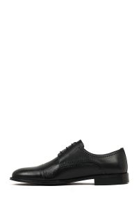 کفش کلاسیک چرمی مردانه مشکی بندی Derimod Black