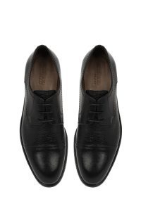 کفش کلاسیک چرمی مردانه مشکی بندی Derimod Black