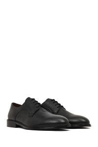کفش کلاسیک چرمی مردانه مشکی بندی Derimod Black