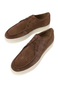 کفش کژوال جیر چرمی مردانه ویزون بندی دری مد