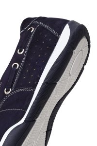 کفش کژوال نبوک چرمی مردانه سرمه‌ای دری مد