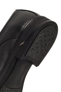 کفش کژوال چرمی مردانه مشکی بندی Derimod Fly