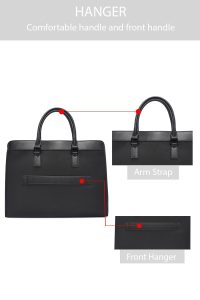 کیف اداری مردانه مشکی بند بلند D-Pack دری مد
