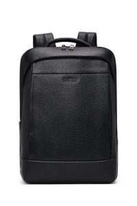 کیف بدون‌‌جنسیت D-Pack مشکی چرمی تکنولوژی کوله پشتی دری مد