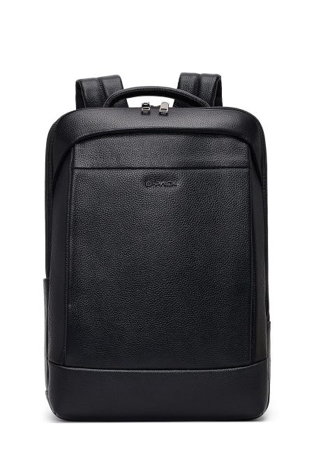 کیف بدون‌‌جنسیت D-Pack مشکی چرمی تکنولوژی کوله پشتی دری مد