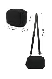 کیف دستی پارچه‌ای مردانه مشکی D-Pack