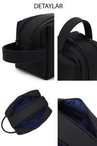 کیف دستی پارچه‌ای مردانه مشکی D-Pack