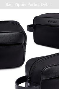 کیف دستی پارچه‌ای مردانه مشکی مینی D-Pack دری مد