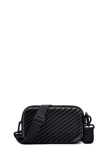 کیف دوشی جعبه‌ای کوچک مردانه مشکی D-Pack دری مد