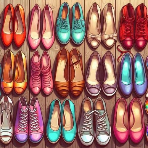 انواع کفش های زنانه